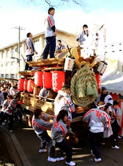 しめ縄上げ